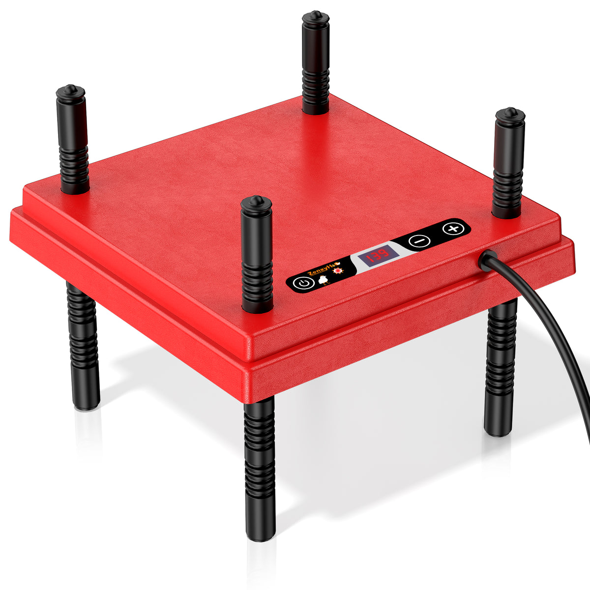 Brooder Plate for Chicks with Temperature Adjustable and Display, 10" x 10" Chick Heater Plate Heating With Screen