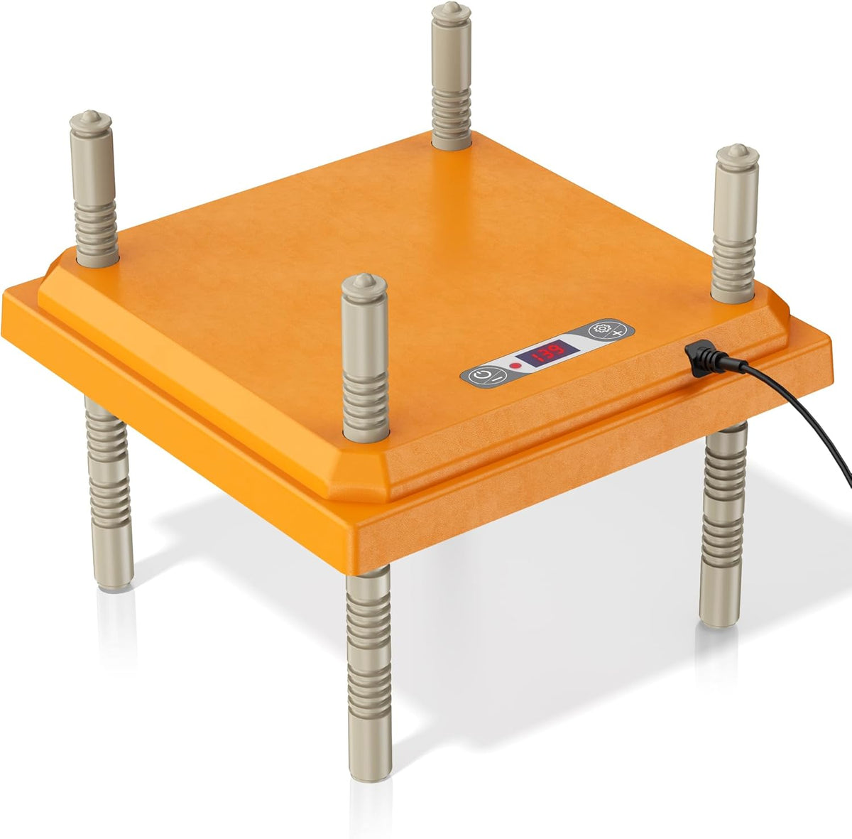 Brooder Heater Plate for Chicks with Anti Roost Cone, 10" x 10" Chick Heating Plate