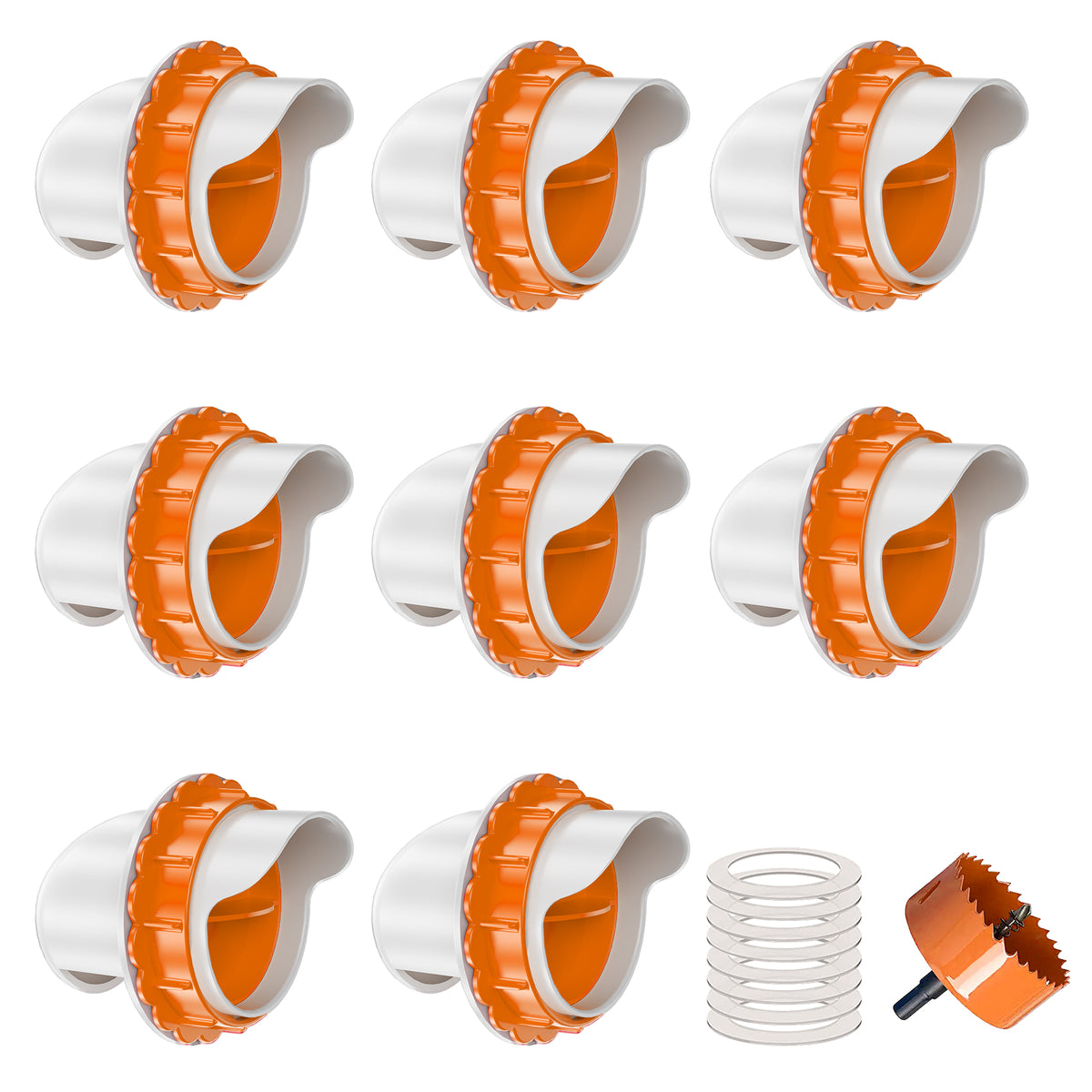 No Waste Chicken Feeders, DIY Automatic Poultry Feeder Orange