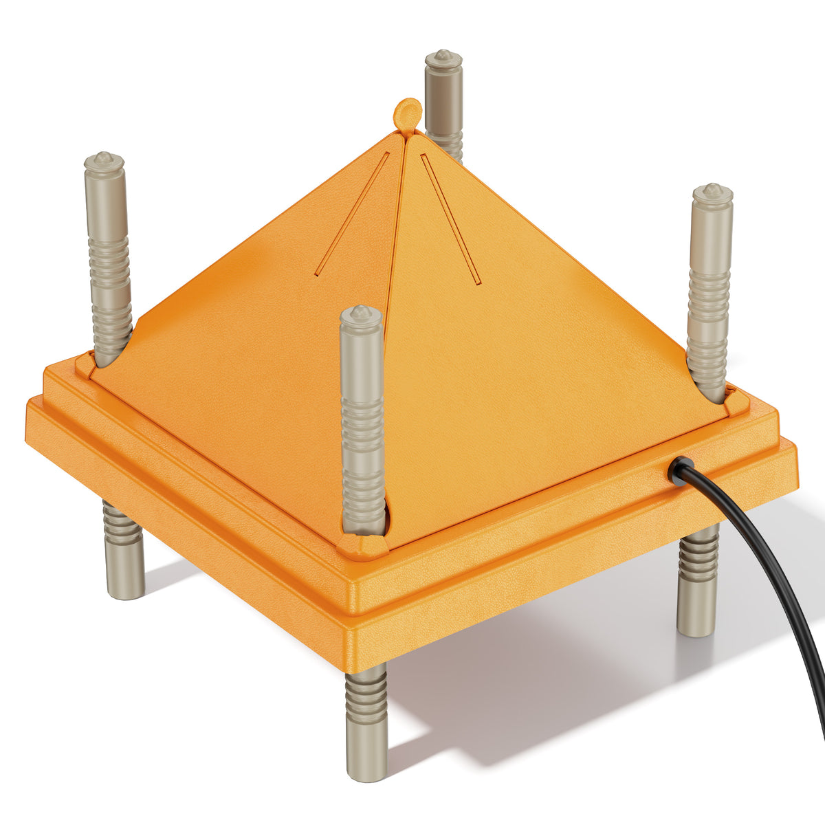 Brooder Heater Plate for Chicks with Anti Roost Cone, 10" x 10" Chick Heating Plate